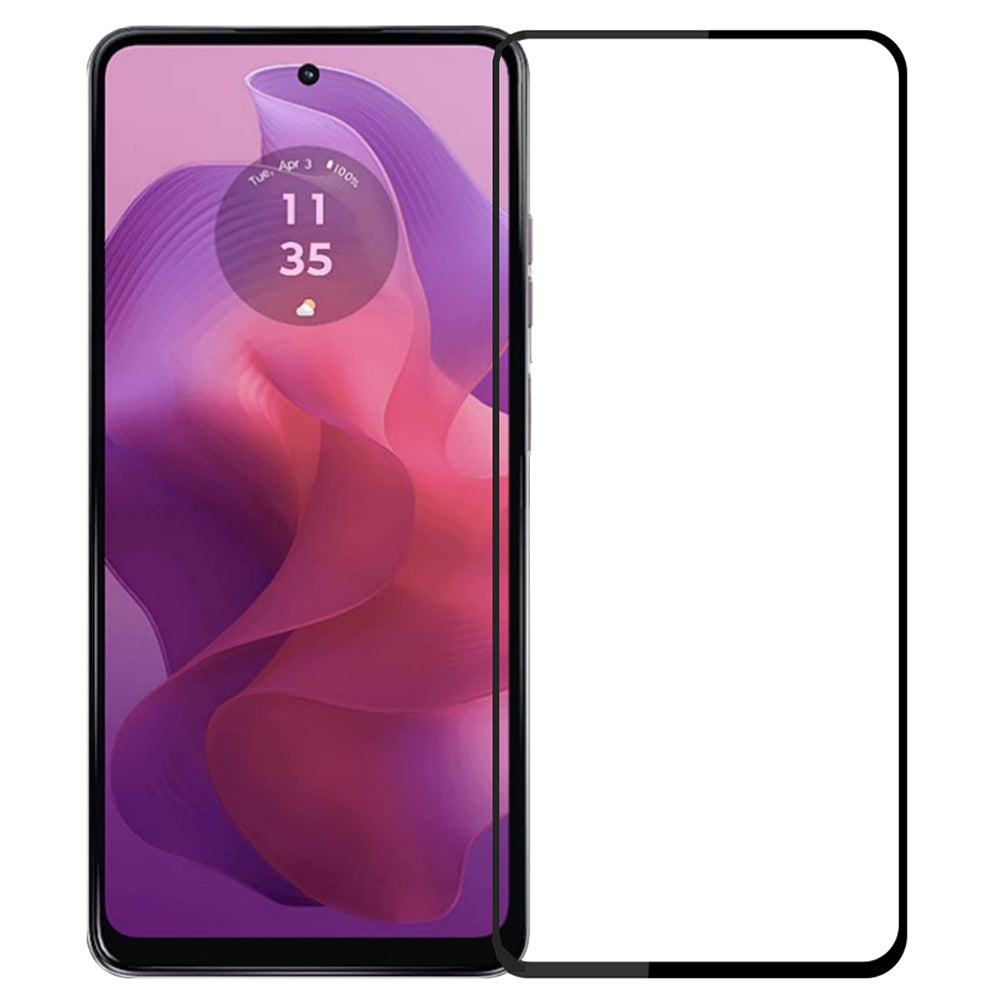 MOFI JK Tempered Glass Film Series-1 for Motorola Moto G24 4G / G24 Power Full Glue Full Screen Protector MOFI JK Tempered Glass Film Series-1 for Motorola Moto G24 4G / G24 Power Full Glue Full Screen Protector